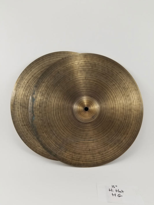 15" Cymbal & Gong Holy Grail hihats