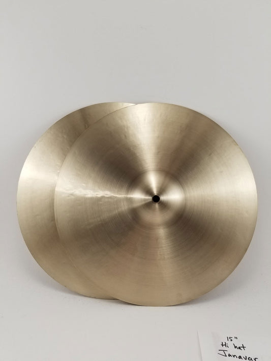 15" Cymbal & Gong Janavar hihat cymbals