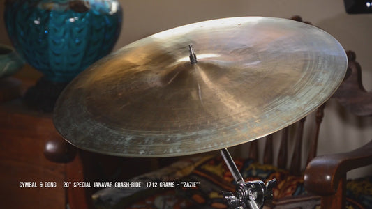 20" Cymbal & Gong Special Janavar crash-ride cymbal