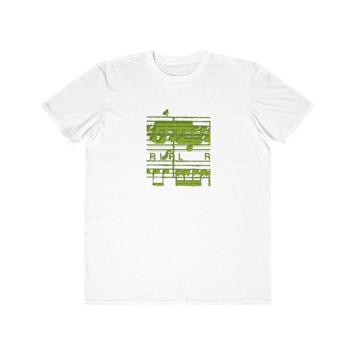 Distressed music - green - Men's Lightweight Fashion Tee