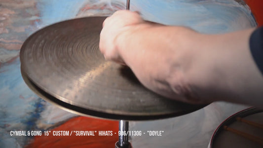 15" Cymbal & Gong Custom hihats